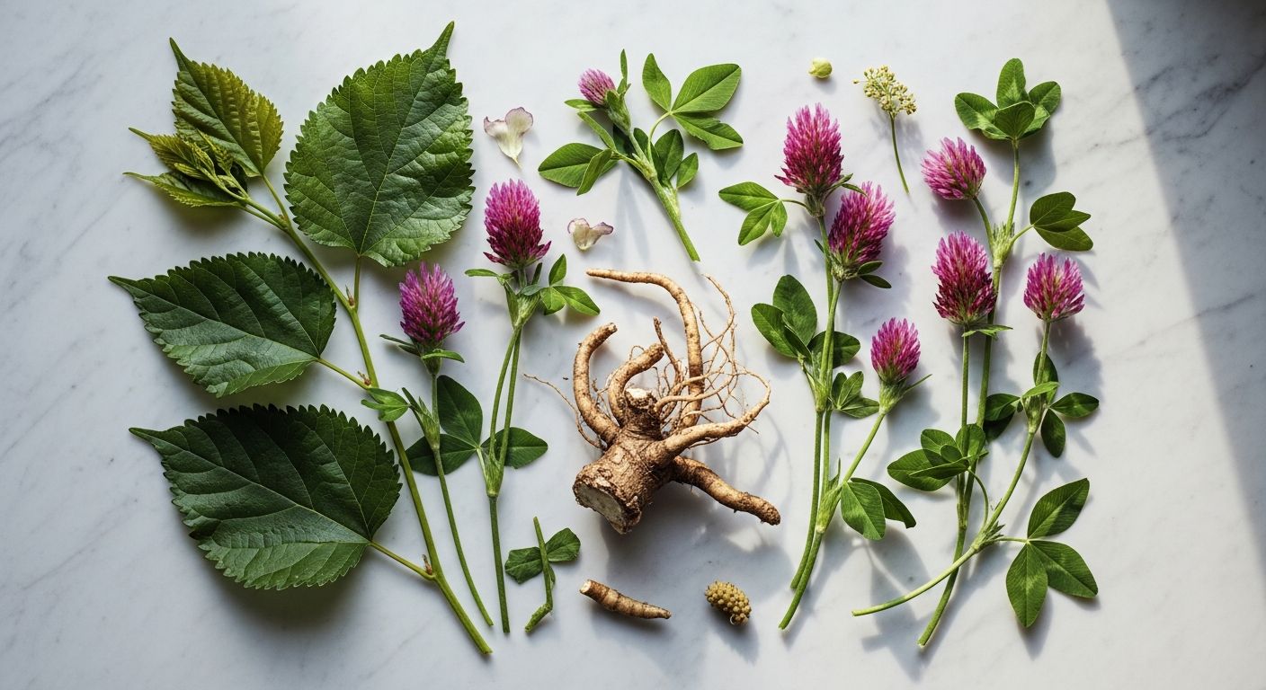 Diversidade de plantas medicinais utilizadas na fitoterapia para sintomas da menopausa