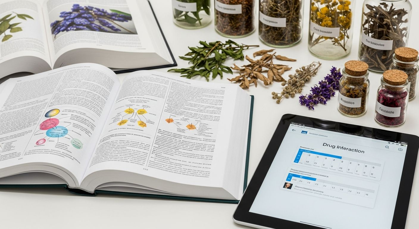 Livros de referência e base de dados de interações medicamentosas