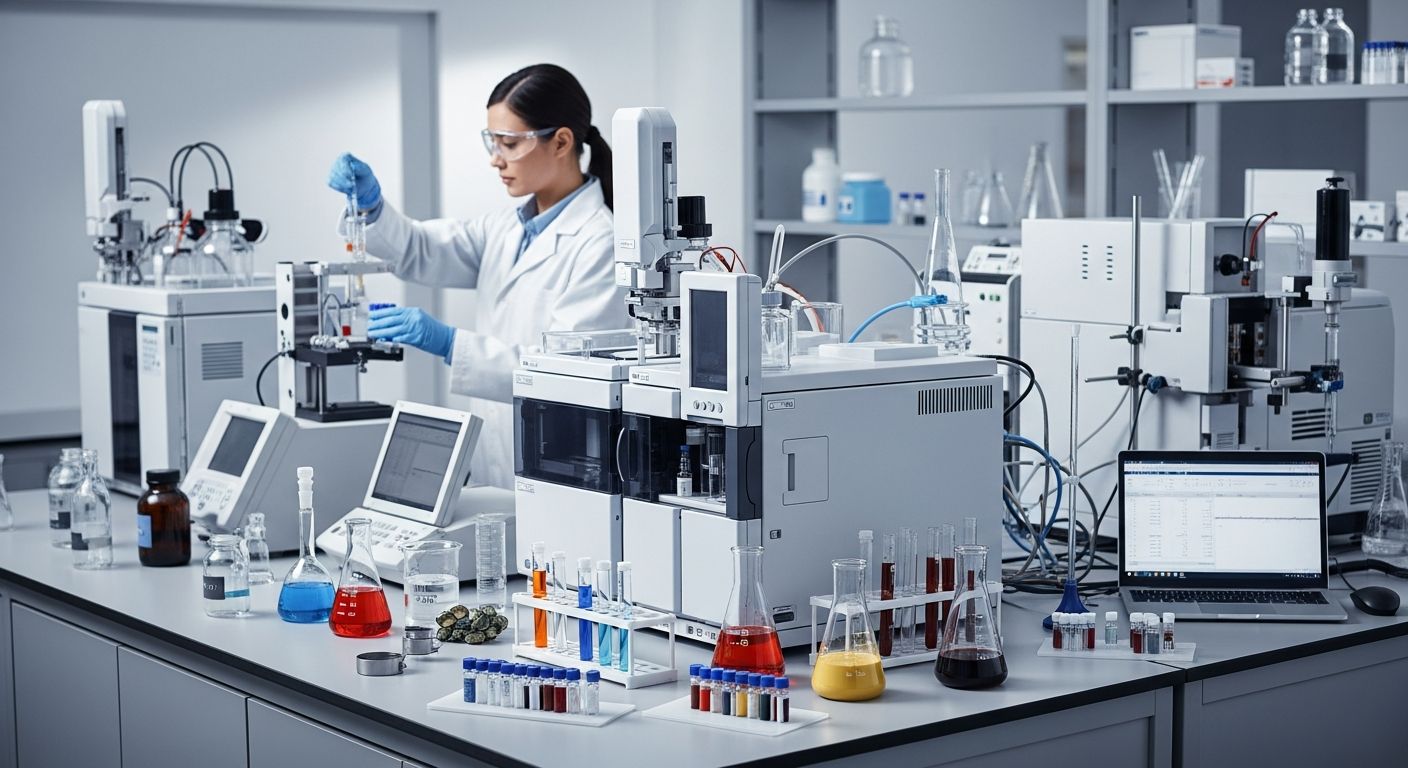 Controle de qualidade de medicamentos fitoterápicos em laboratório