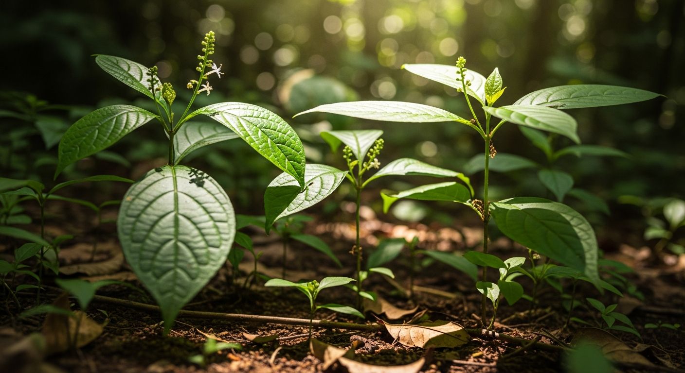 Plantas medicinais nativas brasileiras em ambiente natural