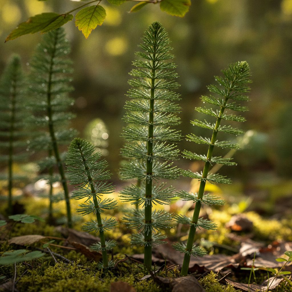 Cavalinha (Equisetum arvense) em ambiente natural